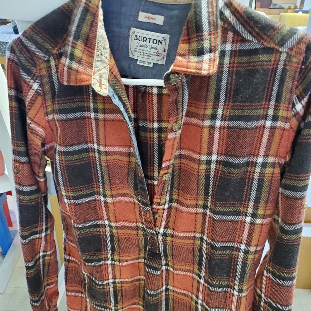 Burton wool plaid